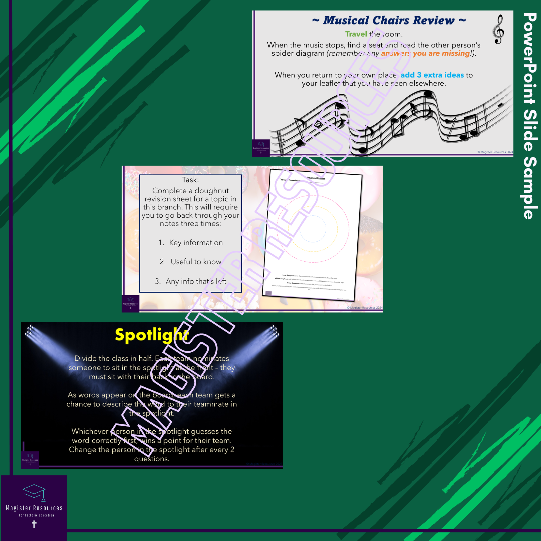 Revision: Galilee to Jerusalem Yr 8