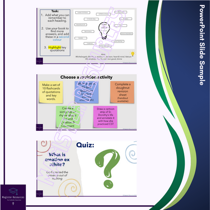 Revision: Creation & Covenant Yr7