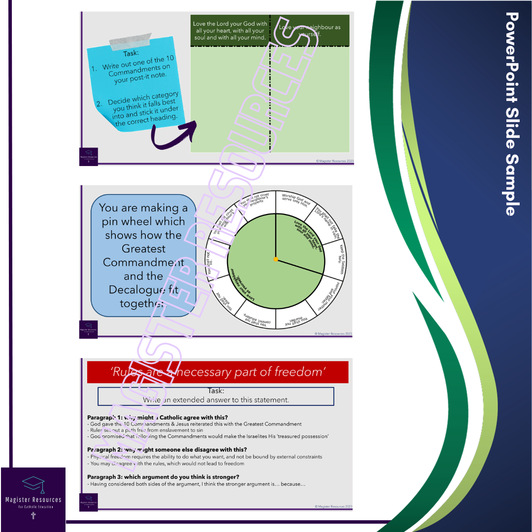 The Greatest Commandment Yr 8