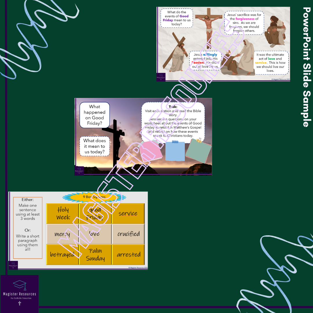 Holy Week: Crucified, Died, Buried