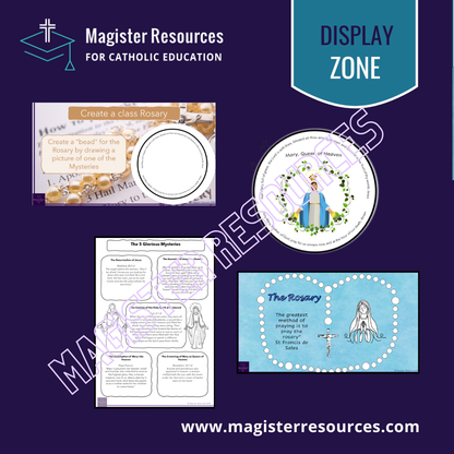 Interactive Rosary Display